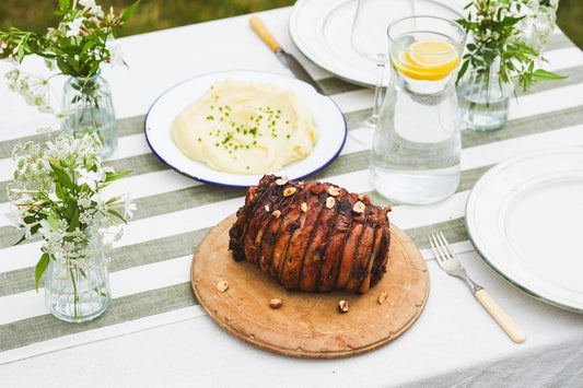 Garlic & Anchovy Studded Lamb Shoulder