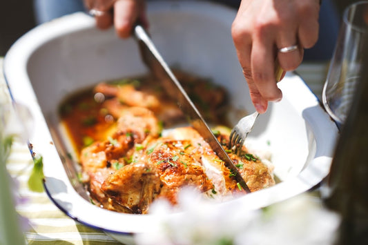 Butter Roasted Spatchcock Chicken