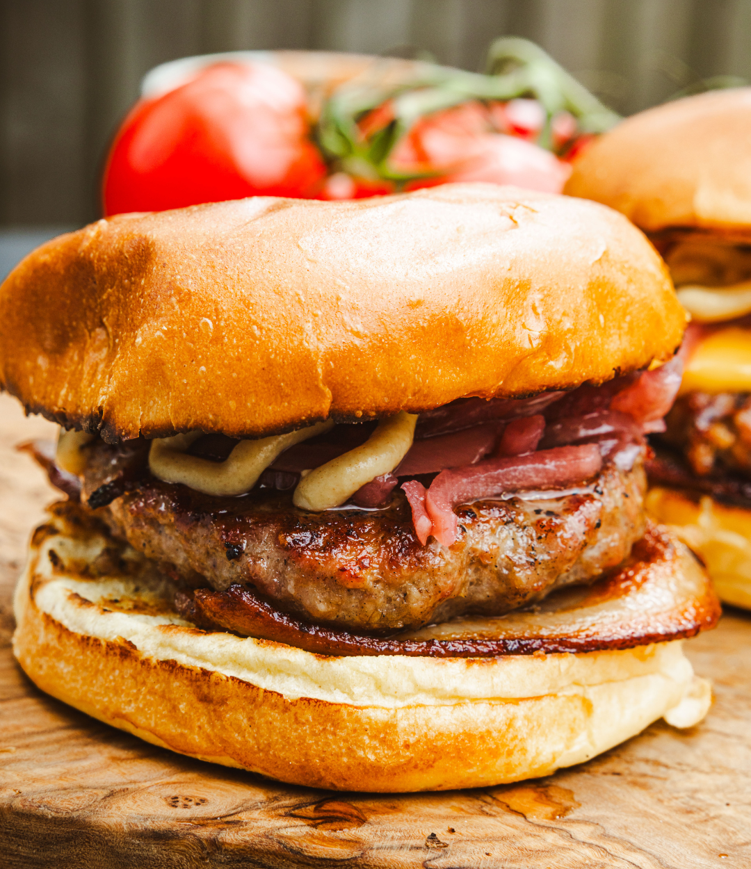 Hot Honey & Free Range Pork Burgers