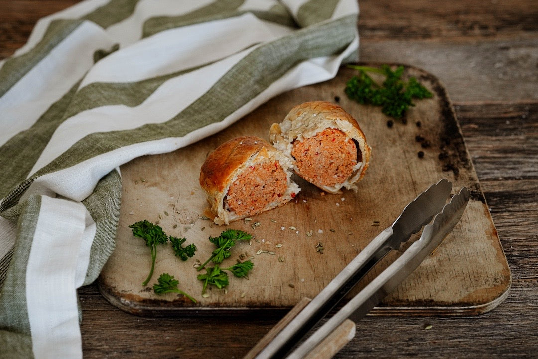 Handmade Devon Chilli Sausage Rolls