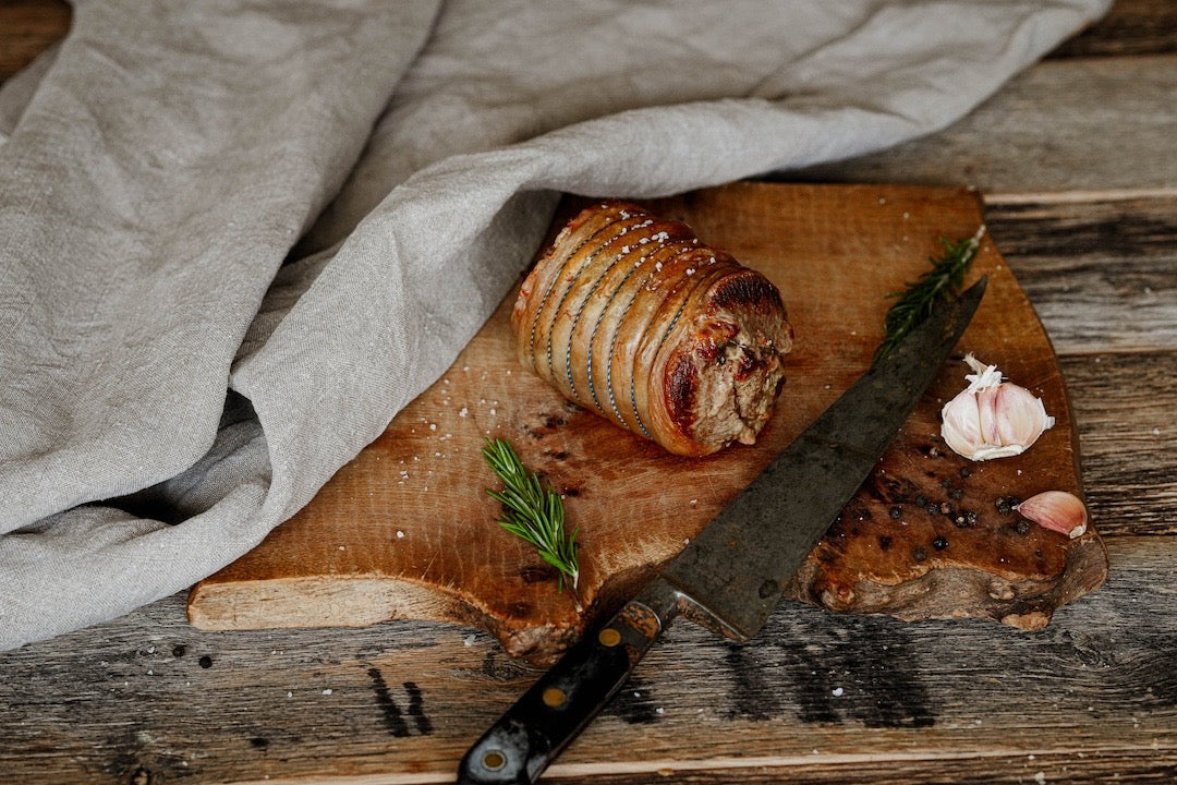 Grass Fed Lamb Saddle Boned & Rolled