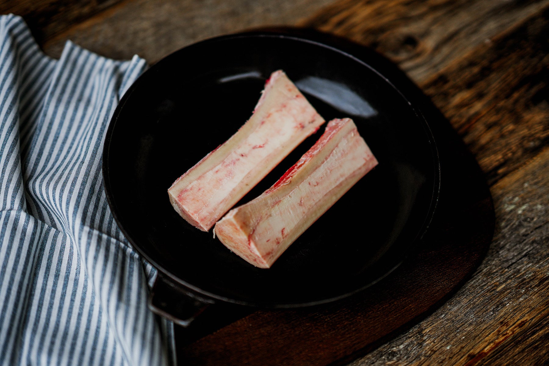 Grass Fed Beef Marrow Bone Canoes