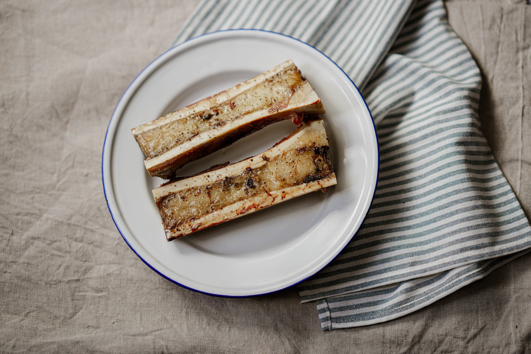 Grass Fed Beef Marrow Bone Canoes