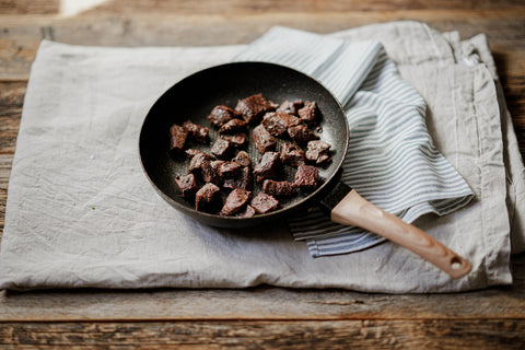 Diced Grass Fed Steak