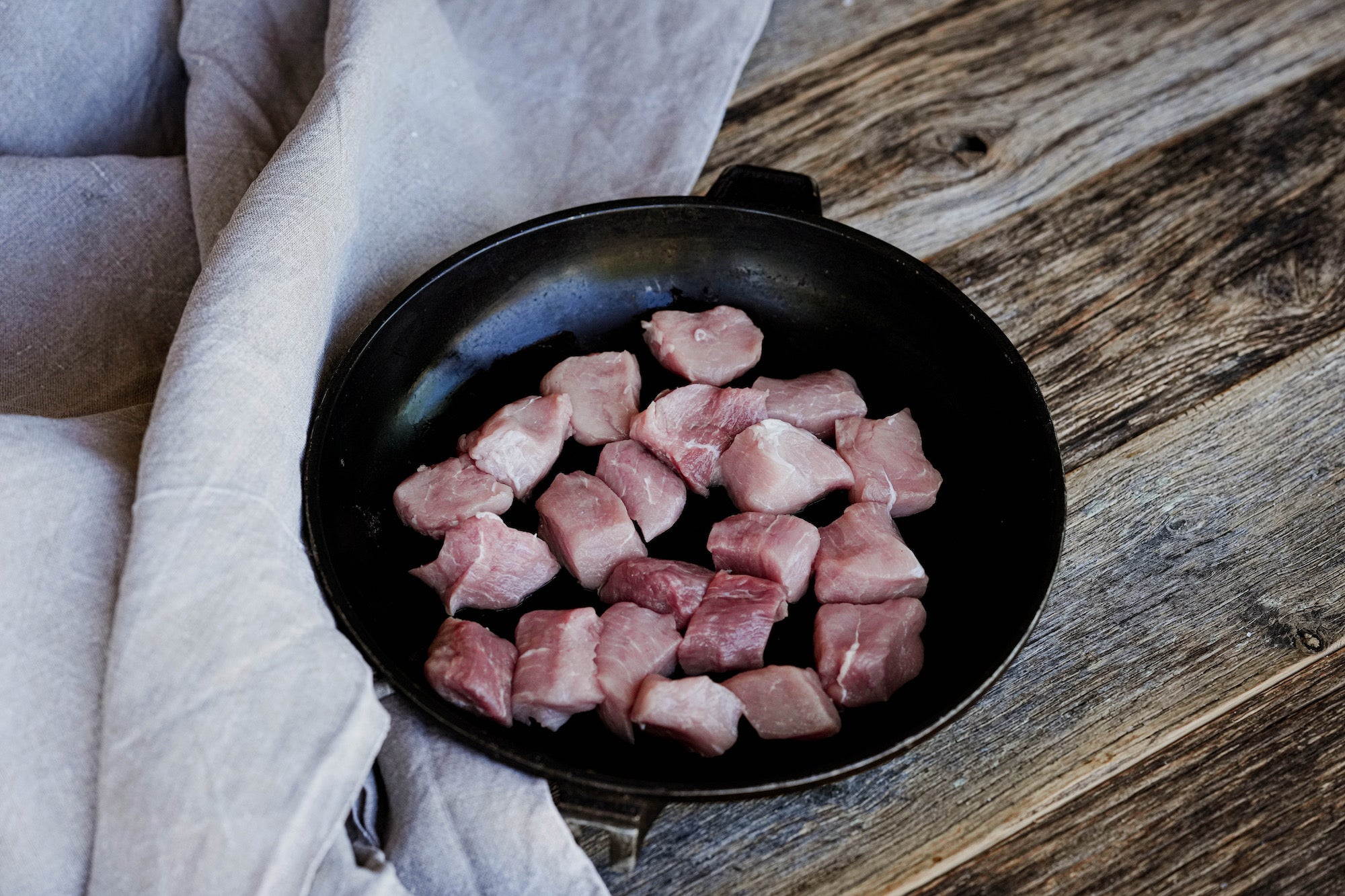 Free Range Diced Pork