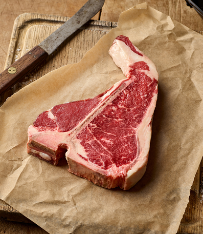 Grass Fed Beef T Bone Steak