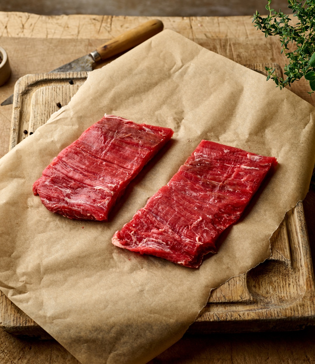 Grass Fed Beef Bavette Steaks