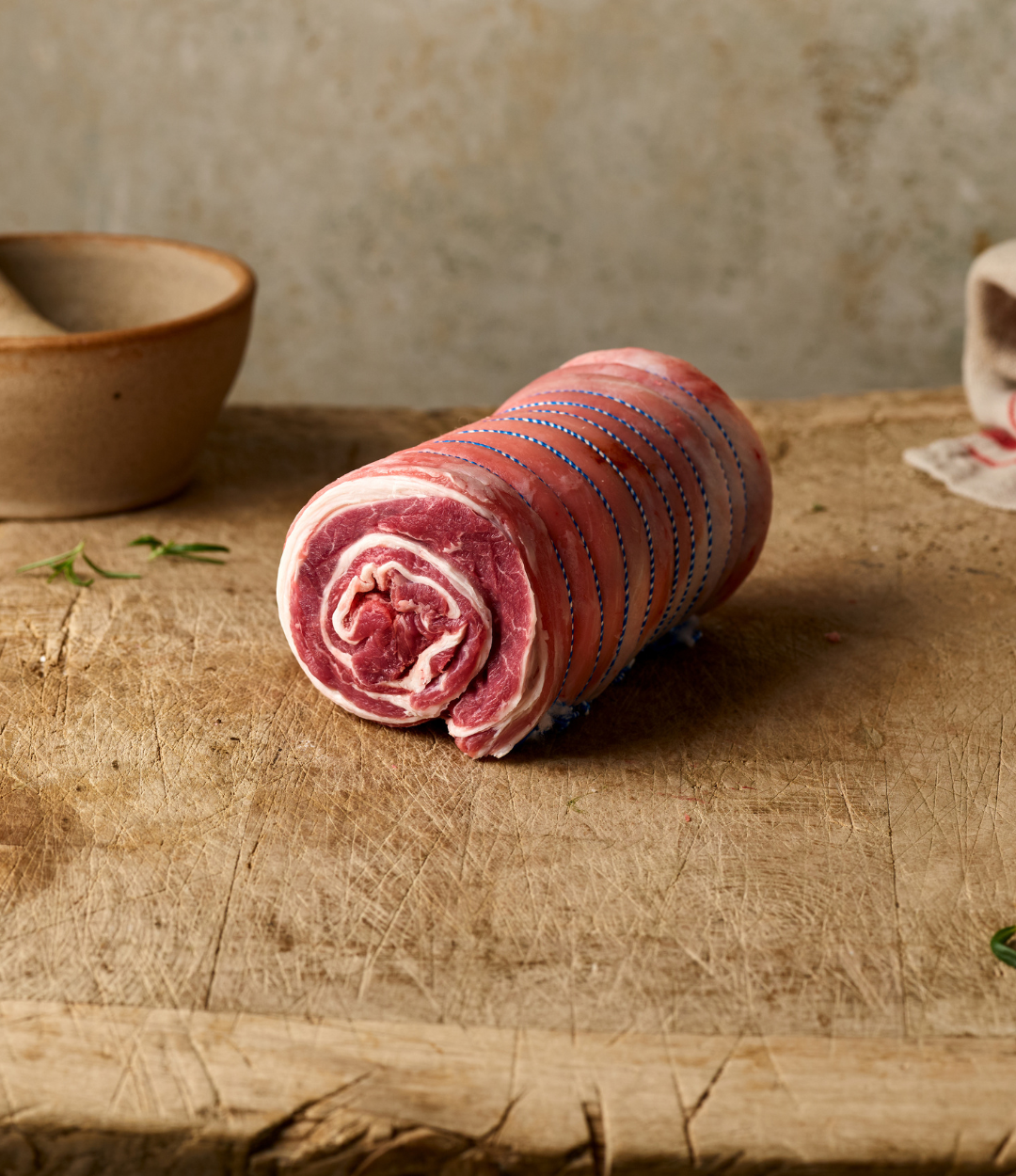 Grass Fed Breast of Lamb Boned & Rolled