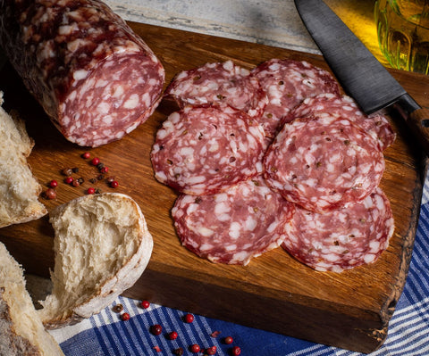 Pink Peppercorn & Purbeck Cider Salami