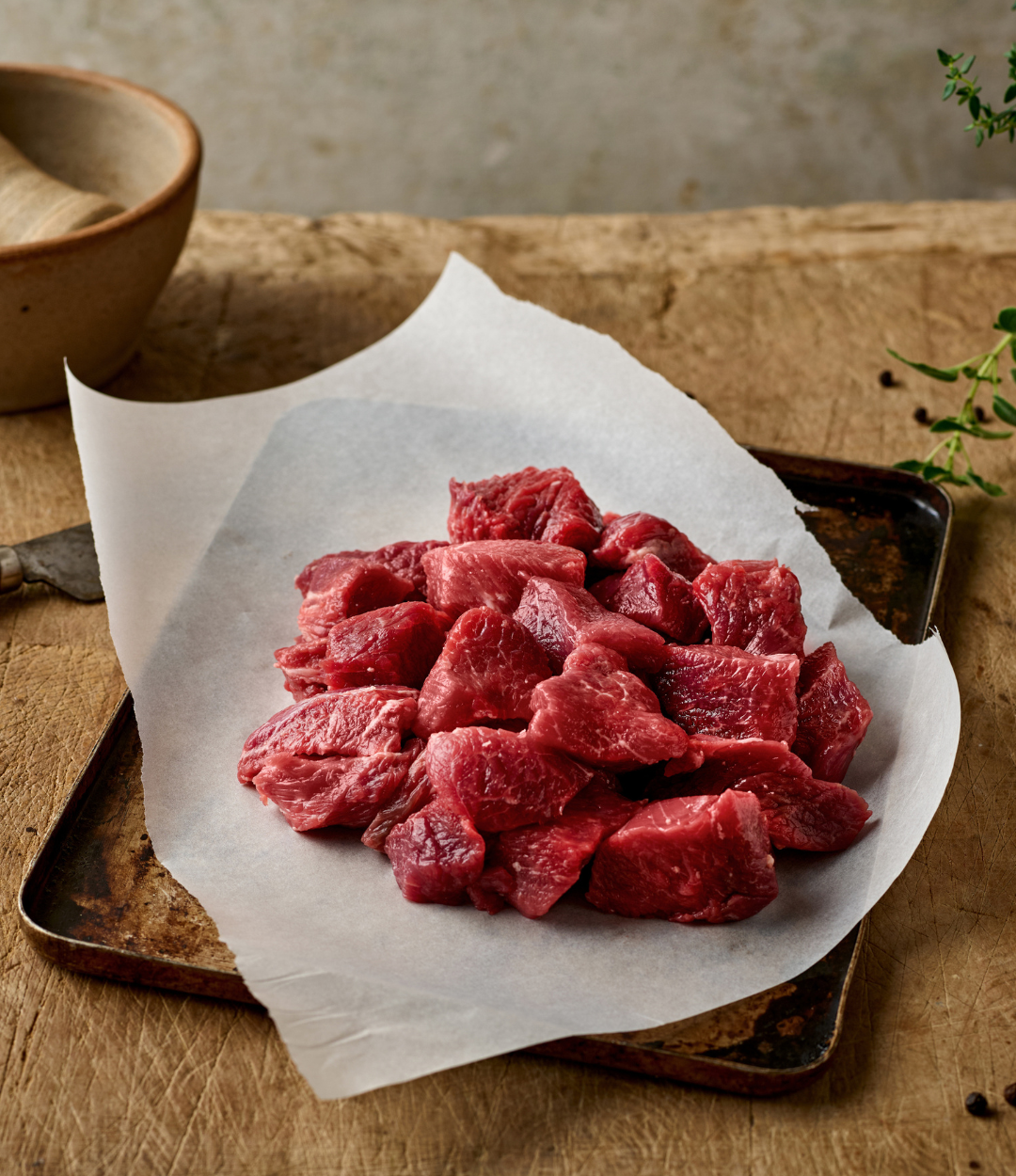 Diced Grass Fed Mutton