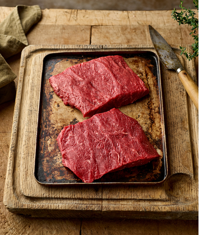 Grass Fed Beef Flat Iron Steaks