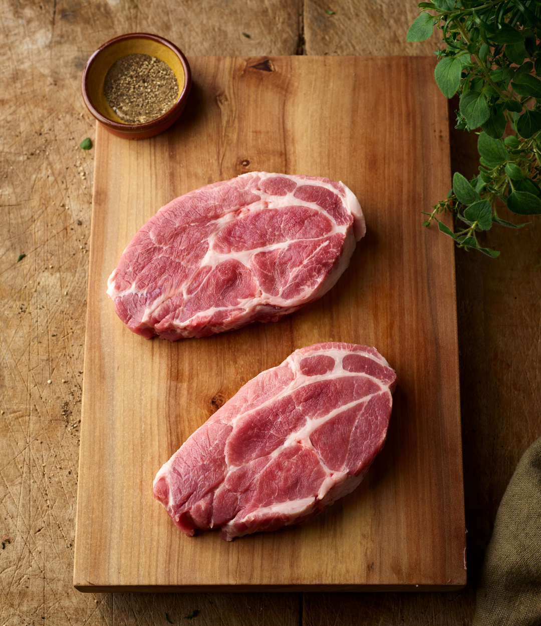 Free Range Pork Ribeye Steaks