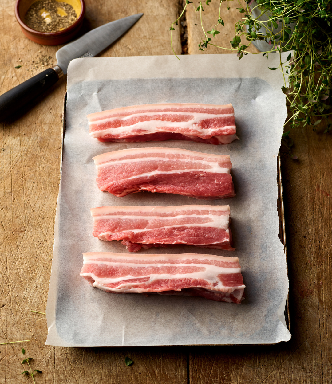 Free Range Belly Pork Slices