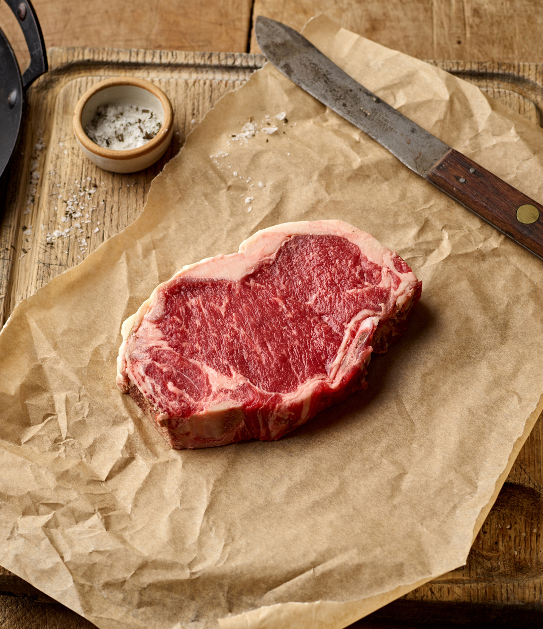 Grass Fed Beef Sirloin Steak On The Bone