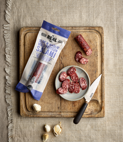 Sloe & Garlic Wild Venison Salami